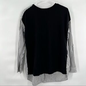 Marc Jacobs striped shirt black white S
